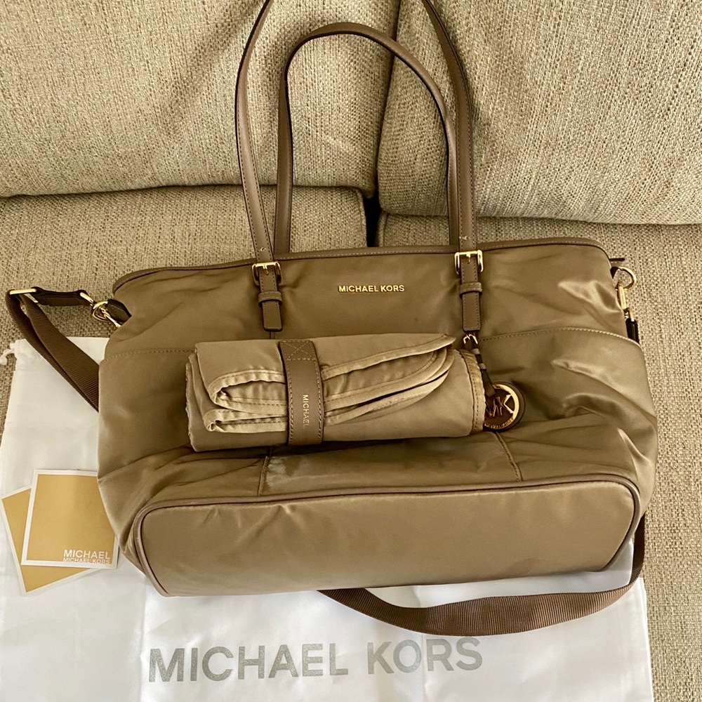 MICHAEL KORS Jet Set Nylon Diaper Bag